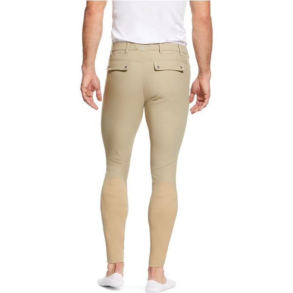 Ariat Mens Tri Factor Grip Knee Patch Breech 10030543 - Tan